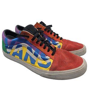 Vans Old Skool Statement Sneakers Mens 13 MulitColor Casual Shoes Big Logo